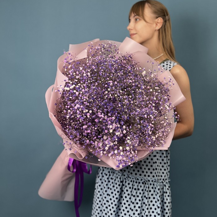 15 фиолетовых гипсофил